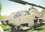 Image: Barney in a AH-1F helicopter