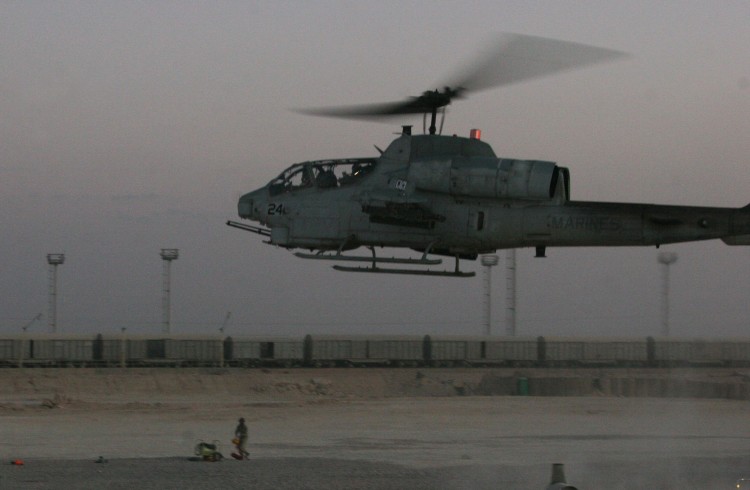 United States Marine Corps AH-1W Super Cobra Helicopter