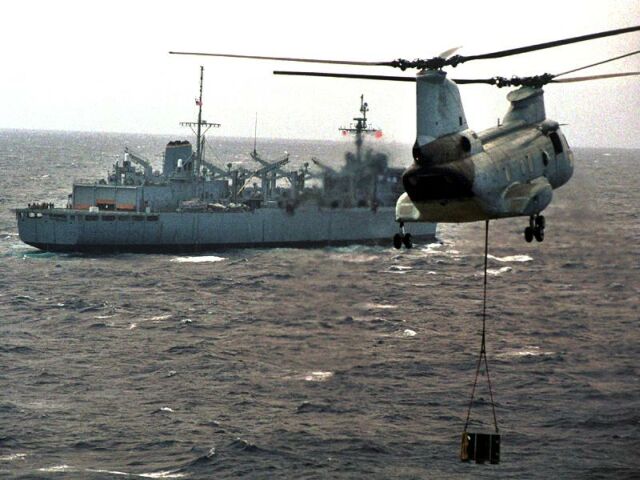 Image: U.S. Navy CH-46 Sea Knight Helicopter