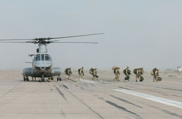 U.S. Marines CH-46 Sea Knight