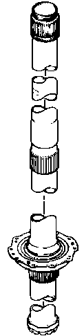 Drawing: Main rotor mast