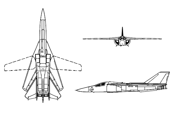 Drawing: F-111 Aardvark