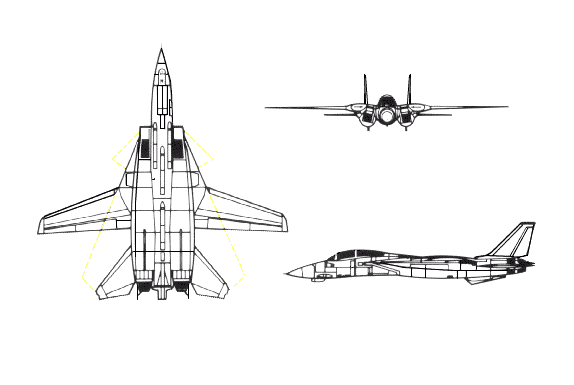 Drawing: F-14 Tomcat