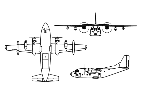 Drawing: C-123 Provider