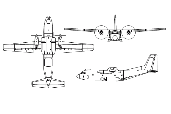 Drawing: C-160 Transall