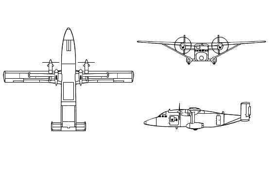 Drawing: C-23A Sherpa