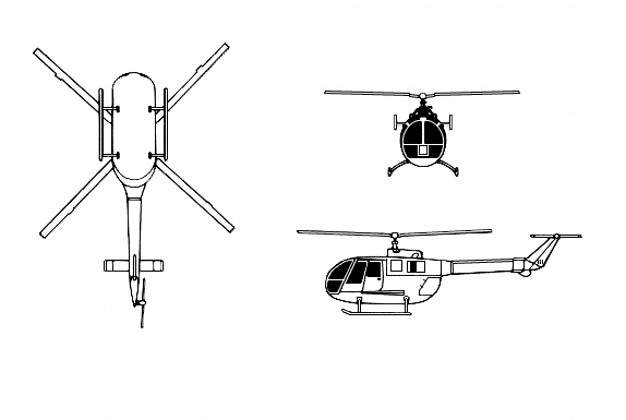 Drawing: BO 105