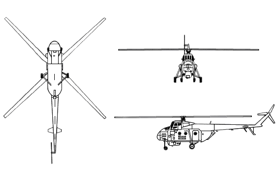  Drawing: Mi-4 Hound