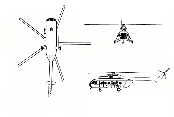 Drawing: Mi-8 Hip