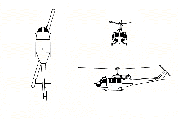 Drawing: UH-1 Iroquois