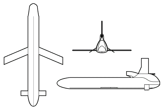 Drawing: Tomahawk AGM-86
